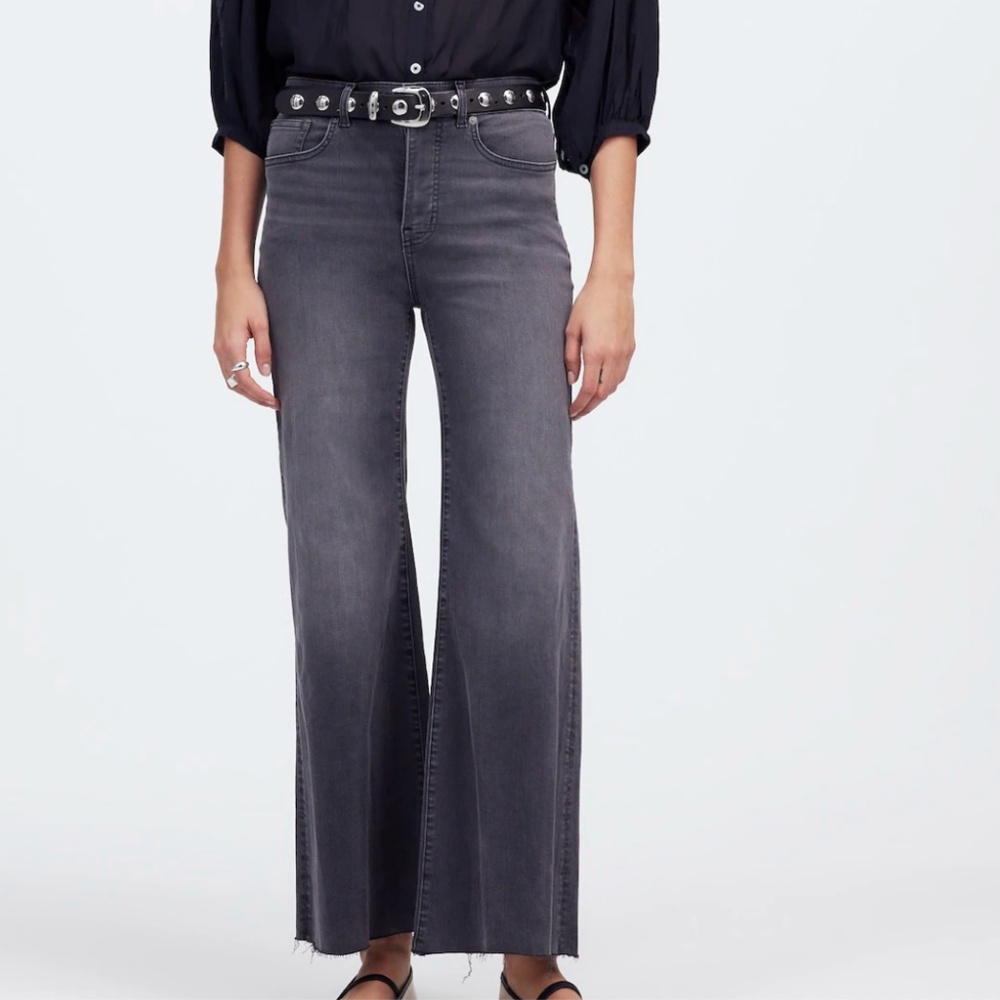 Madewell Flared Wide-Leg Crop Jeans 27T Only Worn a Couple of Times